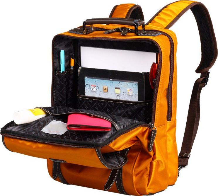 Balo laptop Tresette cao cấp nhập khẩu Hàn Quốc 5C63 Orange dành cho nam và nữ