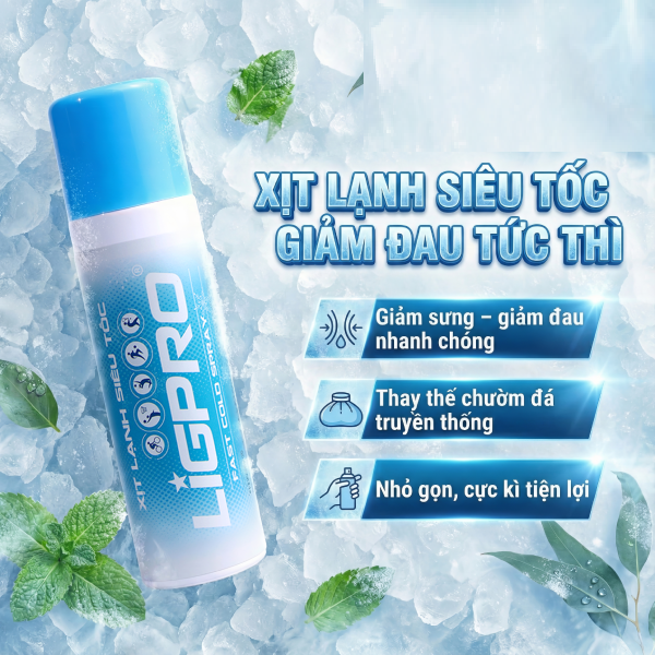 Xịt lạnh Ligpro siêu tốc A 300ml