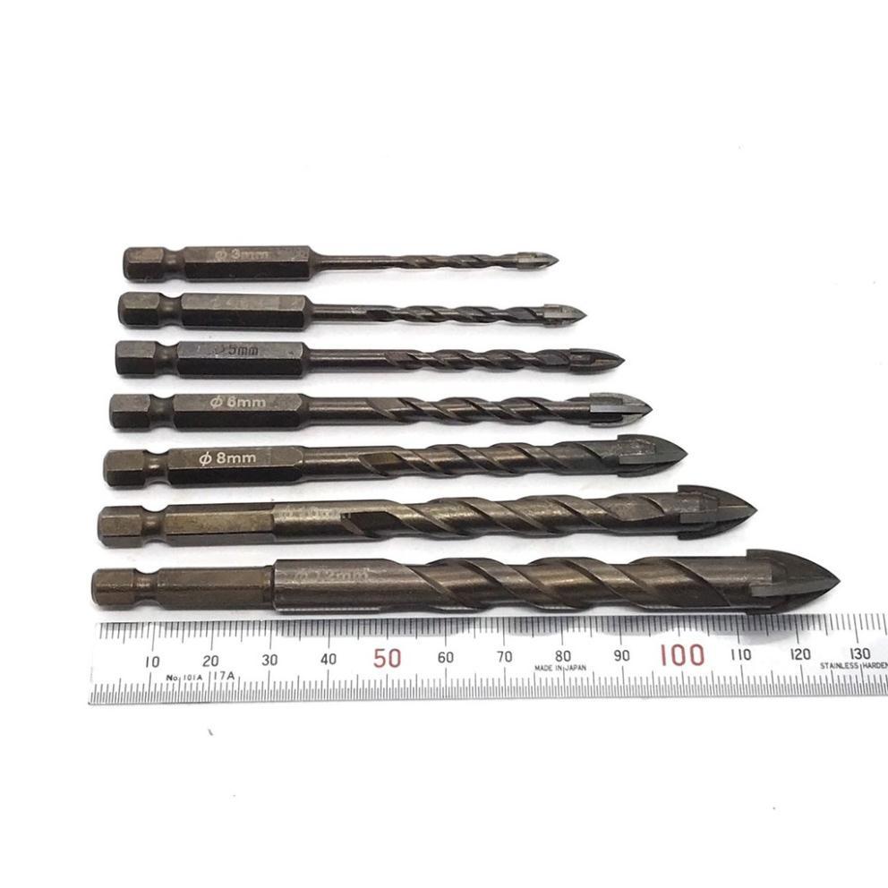 Mũi Khoan Đa Năng 4 Cạnh Chuôi Lục Giác - Bán Lẻ Đầy Đủ Kích Cỡ