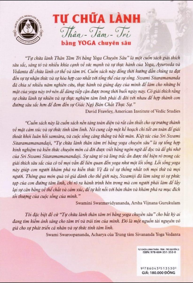 Sách - Phương Pháp Sức Khoẻ Toàn Diện Của Yoga Cổ Điển - Tự Chữa Lành Thân-Tâm-Trí Bằng Yoga Chuyên Sâu - Quyển 2