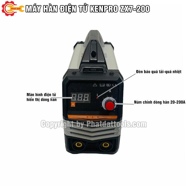 Máy Hàn Điện Tử Chinh Hãng KENPRO ZX7-200-Đầy Đủ Phụ Kiện-Bảo Hành 12 Tháng