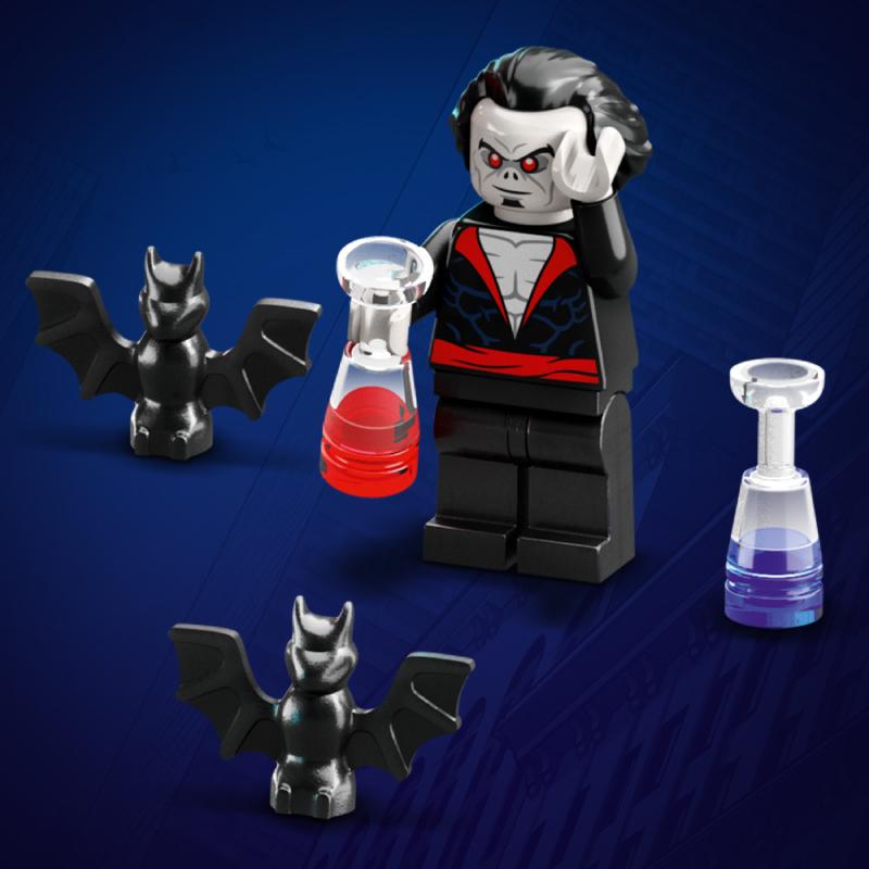 Đồ Chơi Lắp Ráp LEGO Superheores Miles Morales Đối Đầu Morbius 76244 (220 chi tiết)