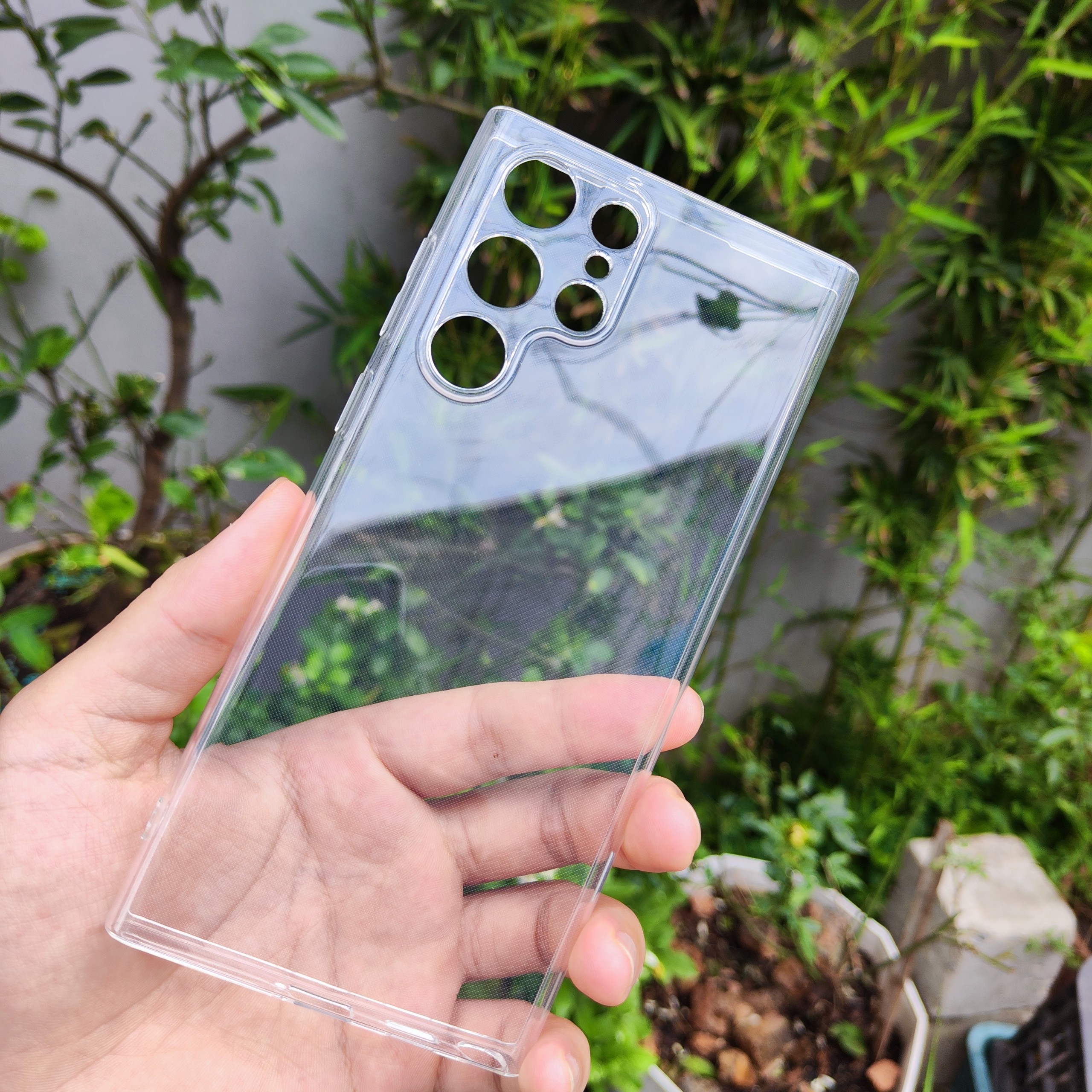 Ốp Lưng Silicon Gor Cho Samsung Galaxy S22 S22 Plus S22 Ultra Trong Suốt Có Gờ Bảo Vệ Camera, Hãng Gor - Hàng Nhập Khẩu - S22 Ultra