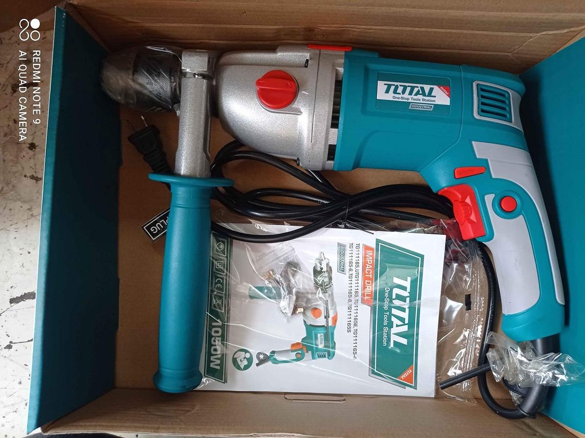 MÁY KHOAN BÚA 1050W 16MM TOTAL TG111165E - HÀNG CHÍNH HÃNG