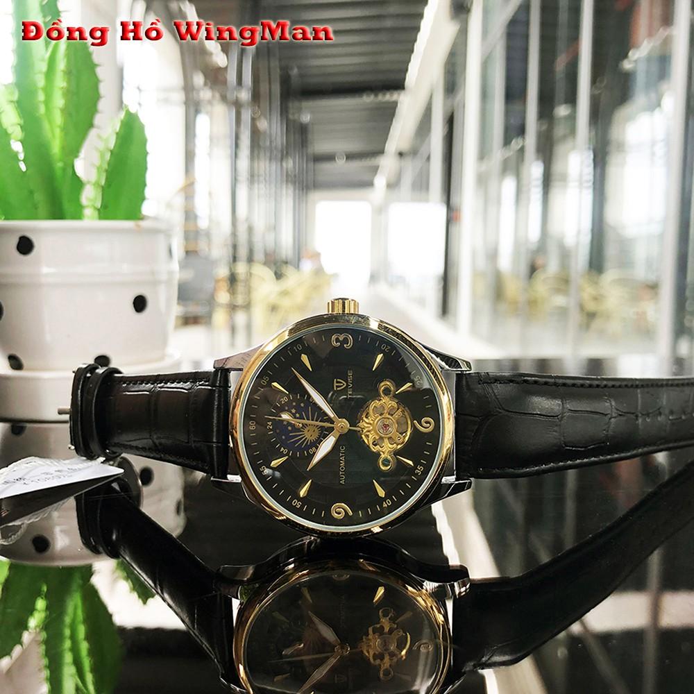 Đồng hồ nam Tevise T820S chính hãng Automatic, full box và thẻ bảo hành 3 năm, chống xước chống nước, dây da