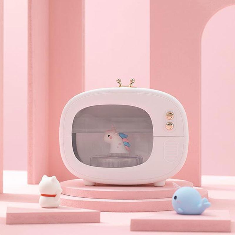 Di Động 400Ml Máy Tạo Độ Ẩm Không Dây Adroable TV Máy Phun Sương Tạo Độ Ẩm Hương Thơm Khuếch Tán USB Siêu Âm Không Humidificador Với Bầu Không Khí Đèn