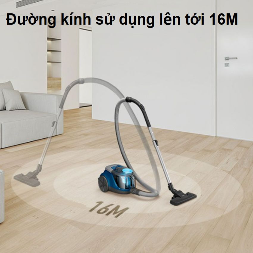 Máy hút bụi thương hiệu cao cấp Philips XB2022/81 - Công suất 1500W - Hàng Nhập Khẩu