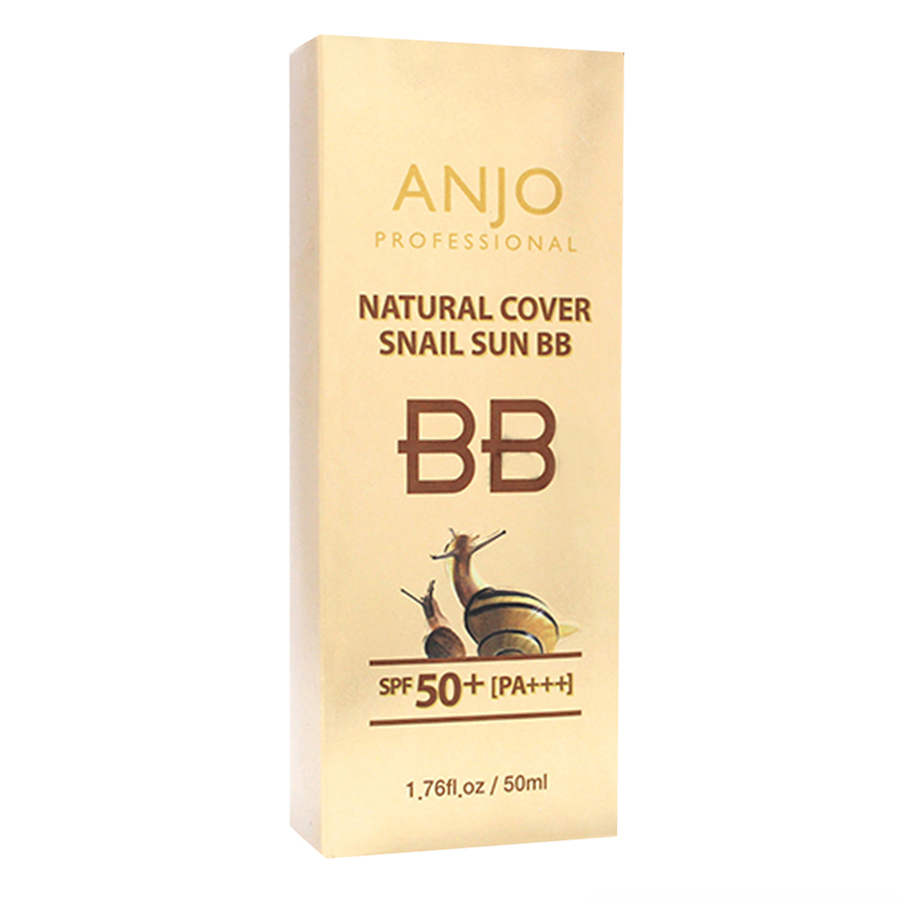 Kem Trang Điểm Anjo Natural Cover Snail Sun BB