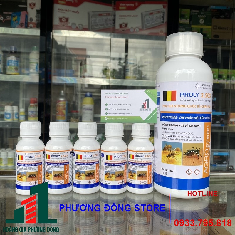 thuốc diệt muỗi và côn trùng Proly 2.5 CS-100ml