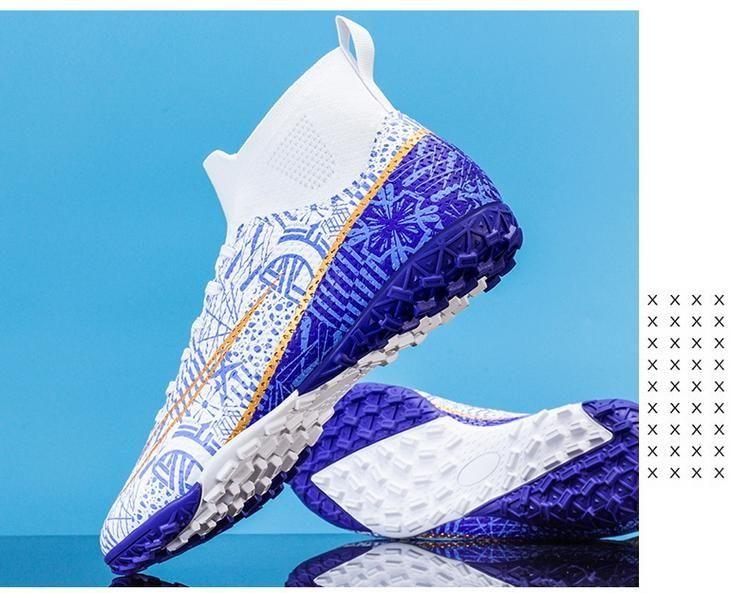YANZISHOP Đáng yêu Beno Qinghua sứ Assassin giày bóng đá nam dài đinh FG cỏ chống trượt nam sinh trung học nghiền móng tay đào tạo giày