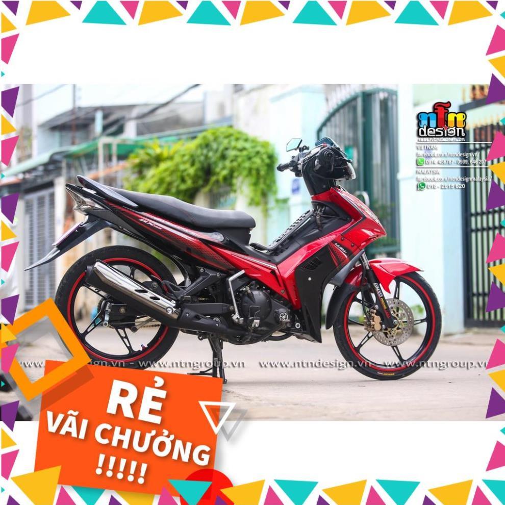 Tem Rời Exciter 2009 Mẫu Spark Đen Đỏ