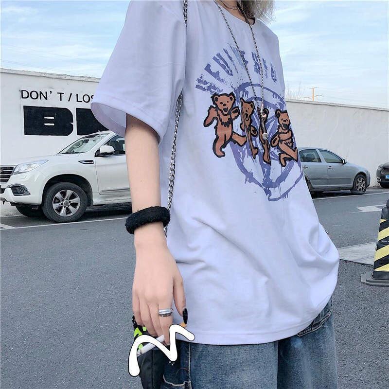Áo Thun Nam Nữ Tay Lỡ Unisex Cực Đẹp Chất Liệu Cotton 65/35 Cực Thoáng Mát, Co Giãn Tốt