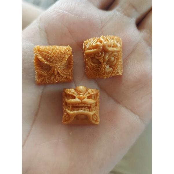 Keycap resin màu nhũ đồng trang trí bàn phím cơ