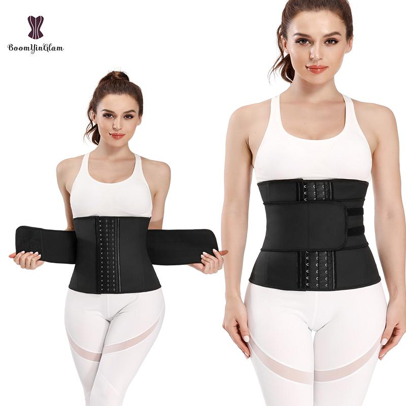 Mịn Màng Cao Su Bọc Nữ Dây Chéo Underbust 9 Xương Thép Fajas Viền Dán Dính Móc Giảm Béo