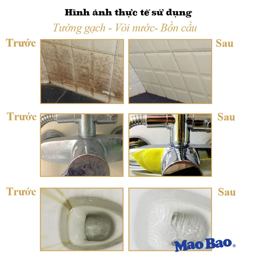 Nước Tẩy Nhà Tắm Mao Bao 600ml