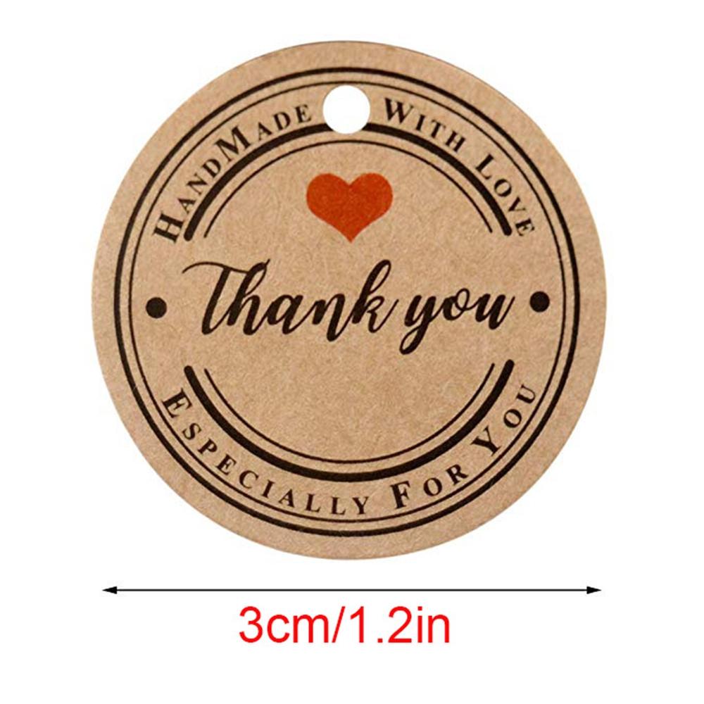 Set 100 thẻ in chữ Thank You có dây 20m tiện dụng
