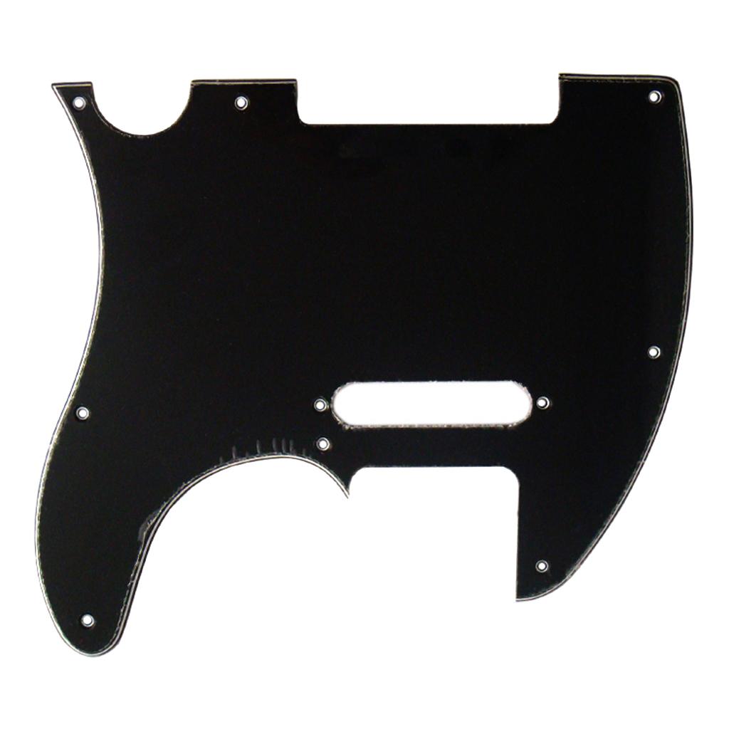 Electric Guitar Pickguard Guitar Pickguard Plate Replacement Black for TL