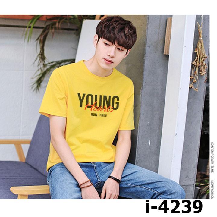 Áo Phông Nam In Chữ YOUNG Đơn Giản