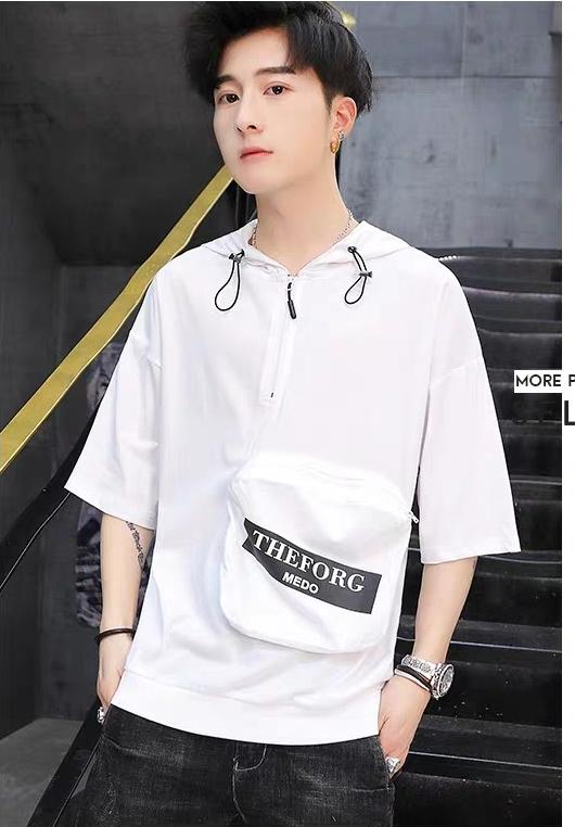Áo thun Nam, áo cánh dơi Nam Nữ có túi phía trước năng động, trẻ trng chất vải cotton cao cấp dễ phối đồ phù hợp với xu hướng thời trang - Mẫu HOT