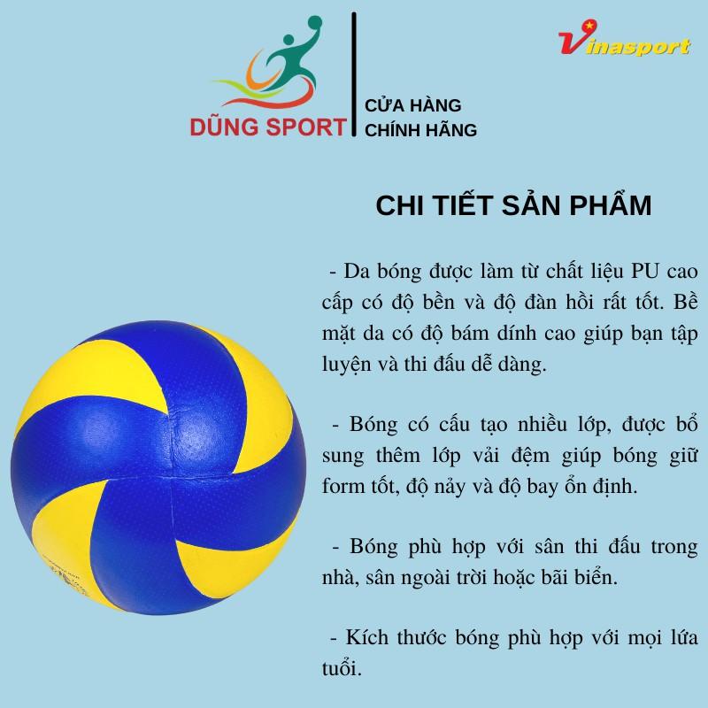 Bóng Chuyền Thăng Long Da PU6600 xoáy Kèm Túi Lưới Đựng Bóng Và Kim Bơm Tiêu Chuẩn