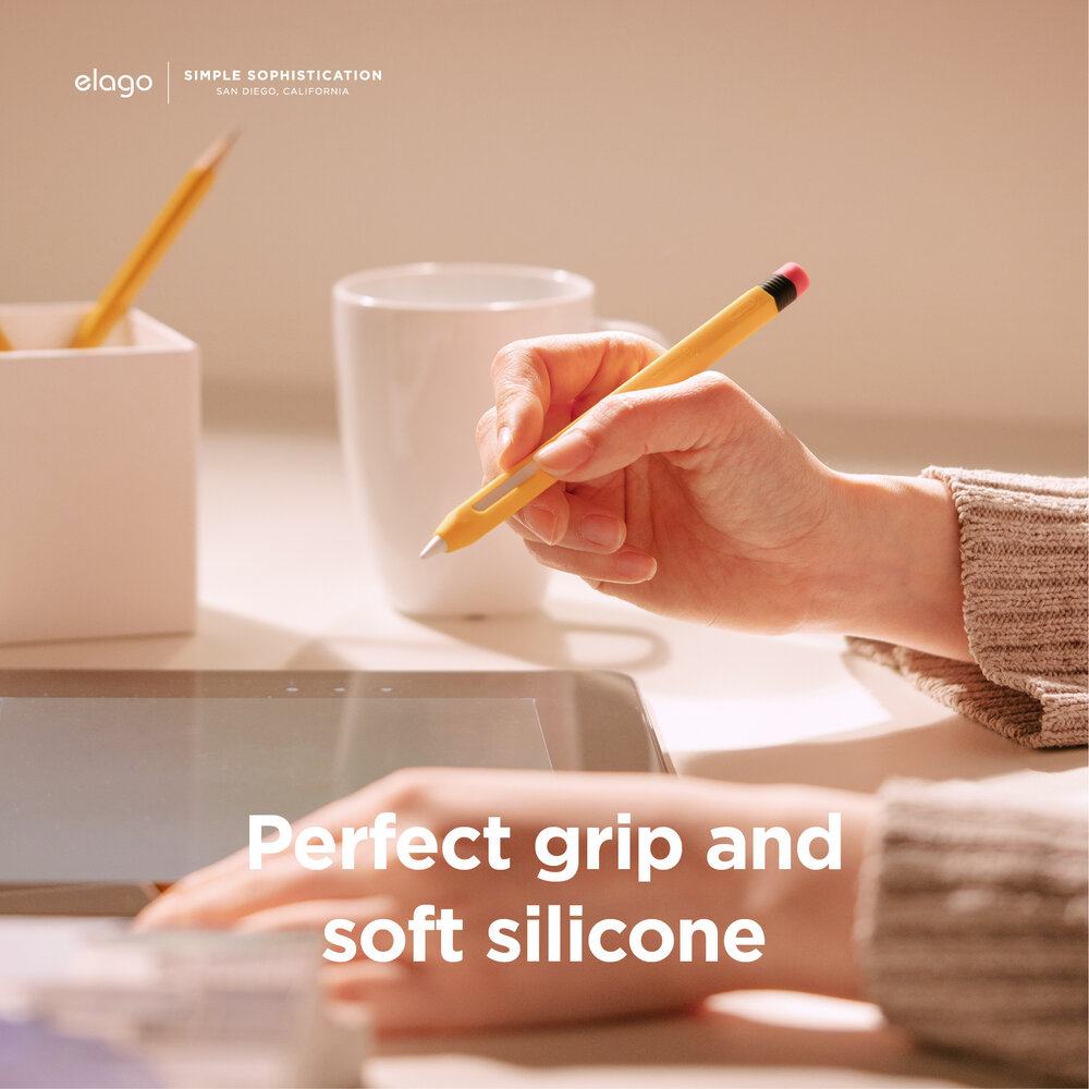 Case/ Ốp silicon kiểu bút chì cho Apple Pencil 2 Elago - Hàng Chính Hãng