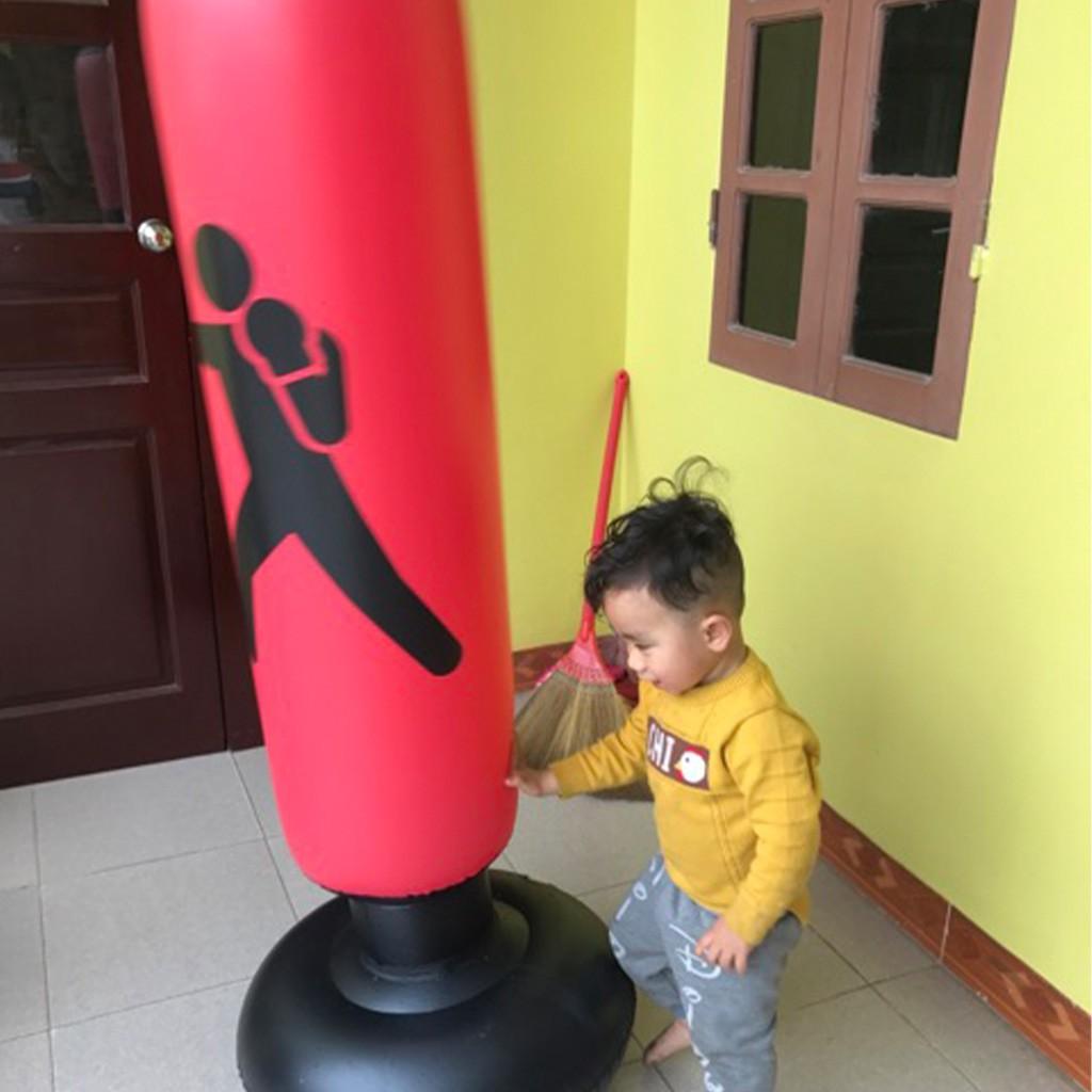 Trụ đấm boxing bơm hơi chân đế đổ nước cao cấp thế hệ mới - Giúp trẻ thay đổi thói quen xấu - Tự Tin hơn - Năng động hơn