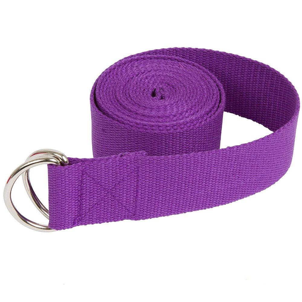 Dây tập Yoga Cotton loại tốt dài 1,8m x 3,8cm hỗ trợ tập động tác khó, tăng độ dẻo uốn người tập Yoga YO20