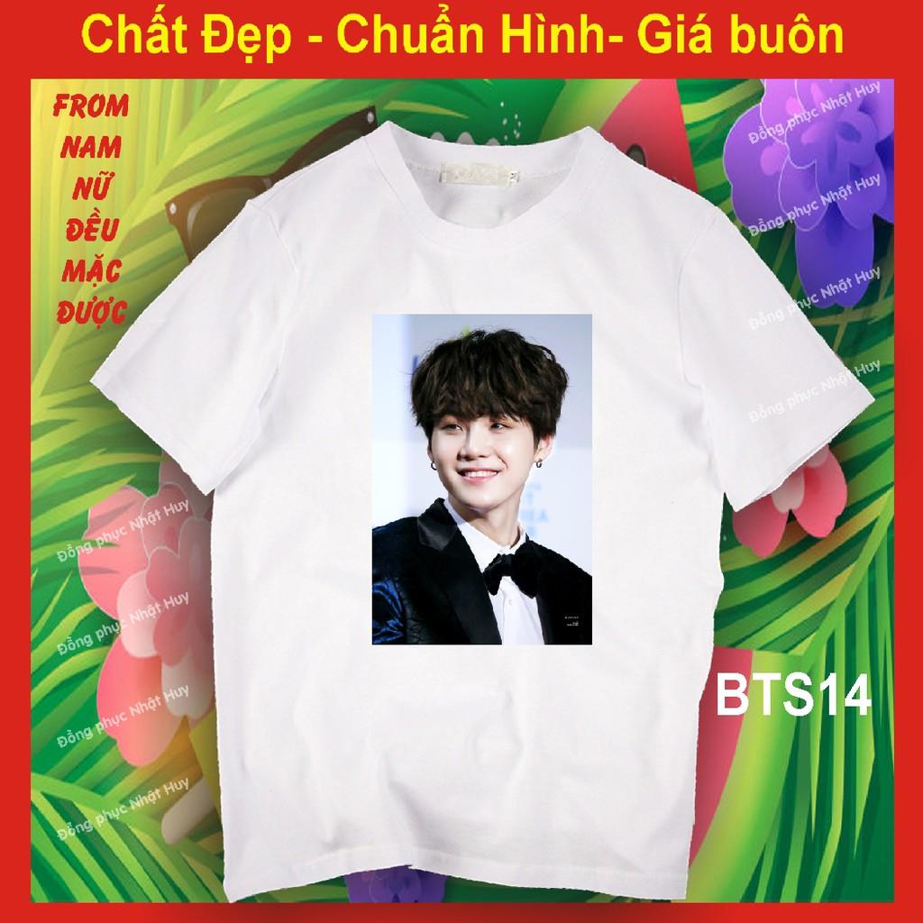 Áo thun bts 12, in hình nhóm nhạc thần tượng