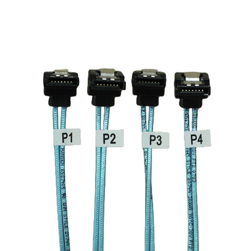4/6 Cái/bộ Cáp Sata Sang Sas 6 Cổng/Bộ Ngày Cáp Sata 7 Pin Sang Sata 7 Pin Cáp Sas 6Gbps HDD Cáp Chia Cho Máy Chủ