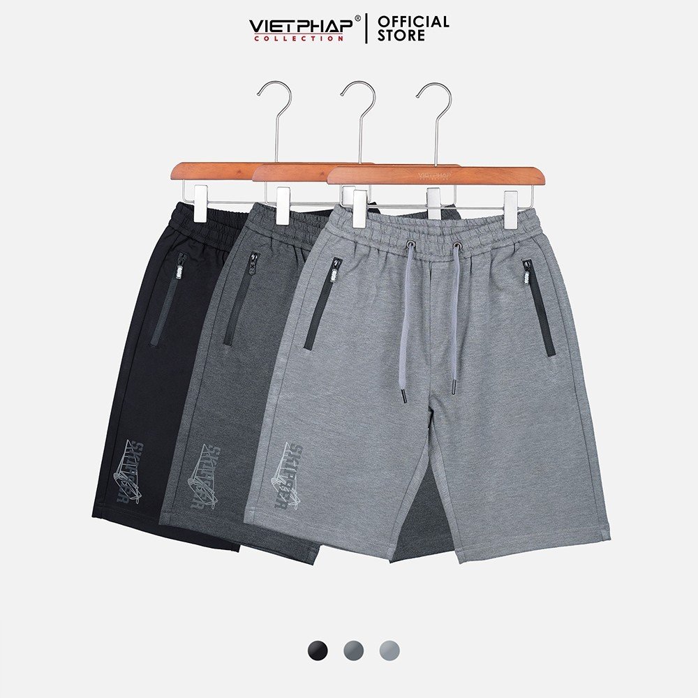 Quần short thun cao cấp VIÊT PHÁP/ FORM BASIC - chất liệu cotton thoáng mát co dãn tốt 9254