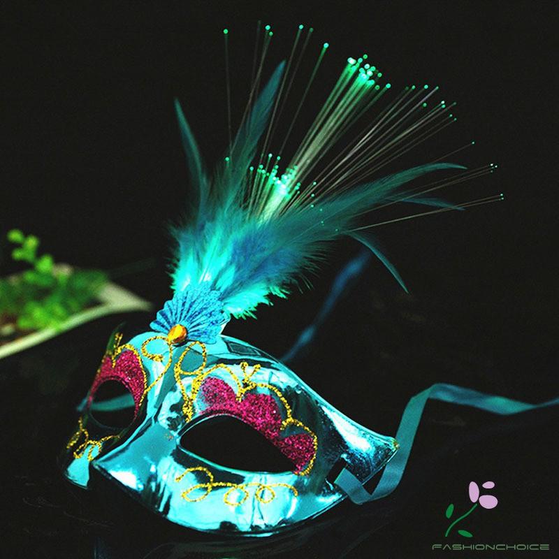 Mặt nạ có đèn Led xinh xắn cho hóa trang-w06