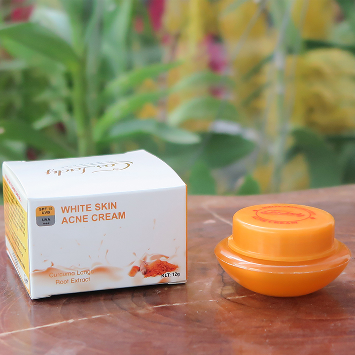 Kem dưỡng trắng da dành cho da mụn - Coslady White Skin Acne Cream 12g