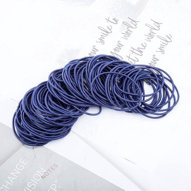Set 50 chun buộc tóc có túi zip SC06
