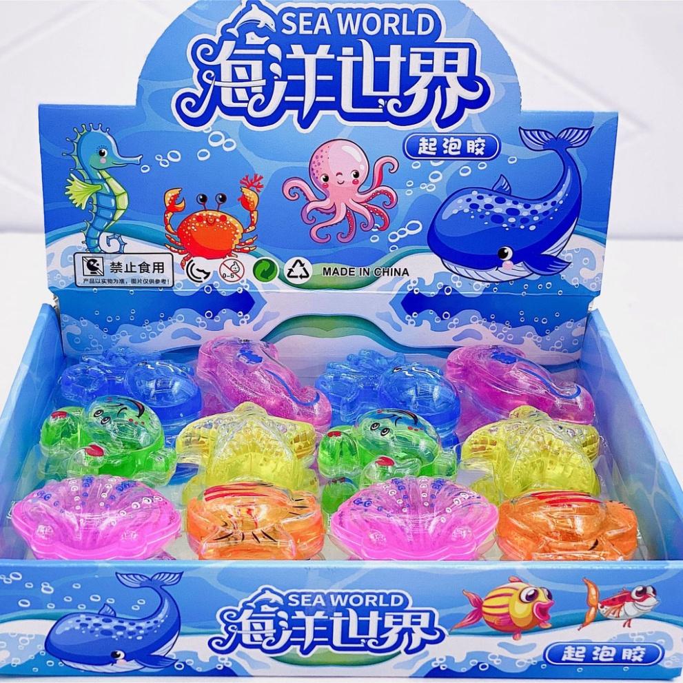 (4 LOẠI) Slime hình THÚ BIỂN ĐỘNG VẬT BIỂN nhiều mẫu cực đẹp thiết kế độc đáo ấn tượng Đồ chơi Slam Gudetama