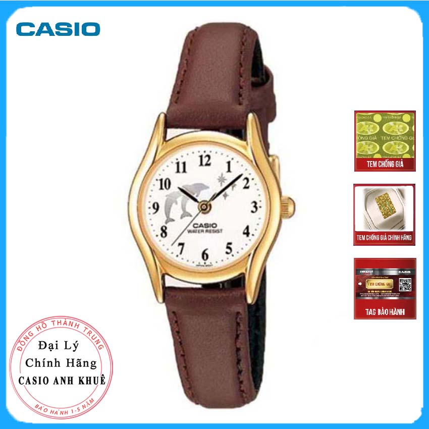 Đồng Hồ Nữ Dây Da Casio STANDARD LTP-1094Q-7B9