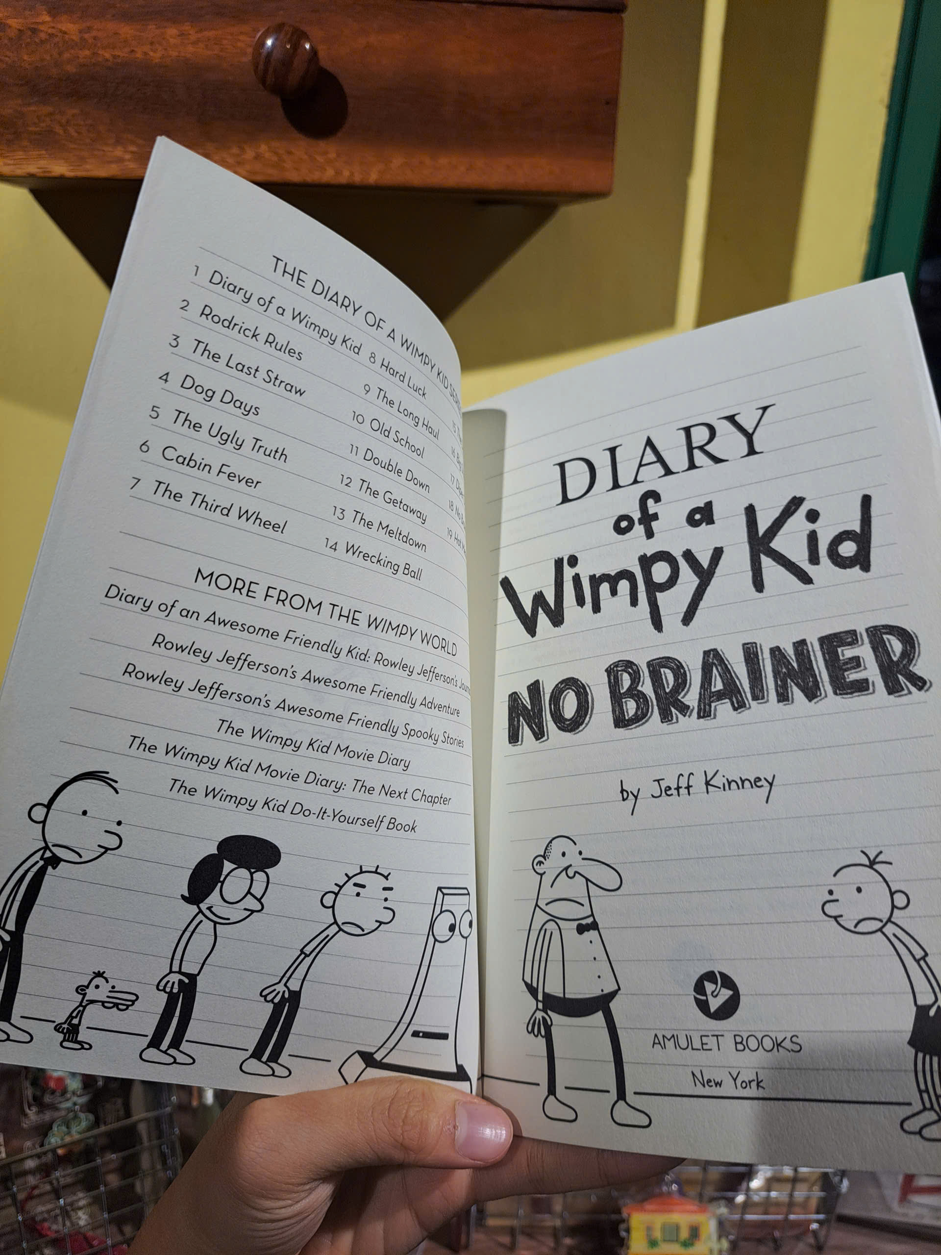 Sách - Diary of a Wimpy Kid: No Brainer | Nhật ký Chú bé nhút nhát tiếng Anh / Sách Thiếu nhi
