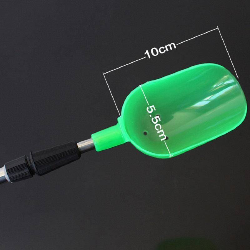 GẬY RA XẢ MỒI, thìa xúc ném mồi xả ổ câu, làm bằng inox và cacbon KK24