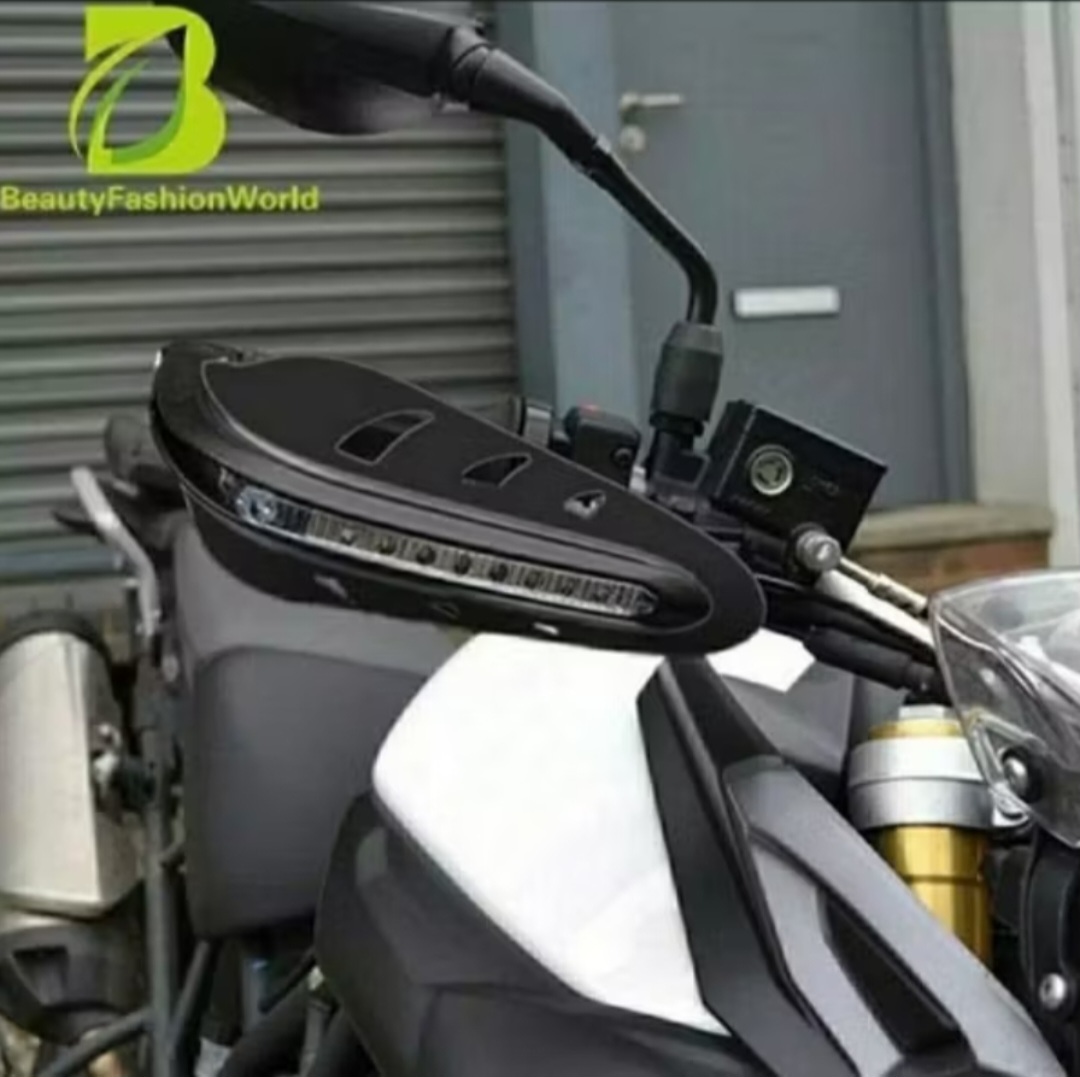 BỘ 2 GÙ CHỐNG ĐỔ BẢO VỆ TAY LÁI XE MÁY CÓ ĐÈN LED CỰC ĐẸP