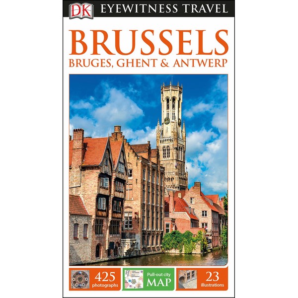 [Hàng thanh lý miễn đổi trả] DK Eyewitness Travel Guide Brussels, Bruges, Ghent and Antwerp