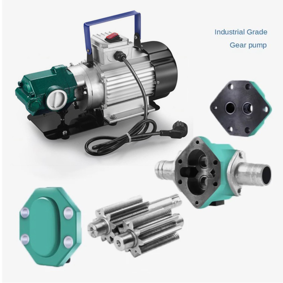 Máy Bơm Bánh Răng Suoli WCB – 24V/600W, Bơm Dầu Nhớt