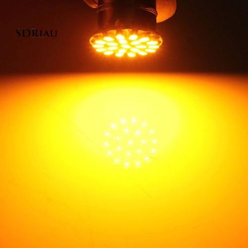 Bộ 2 đèn LED báo hiệu màu vàng 1156 1206 SMD 12V gắn đuôi xe ô tô