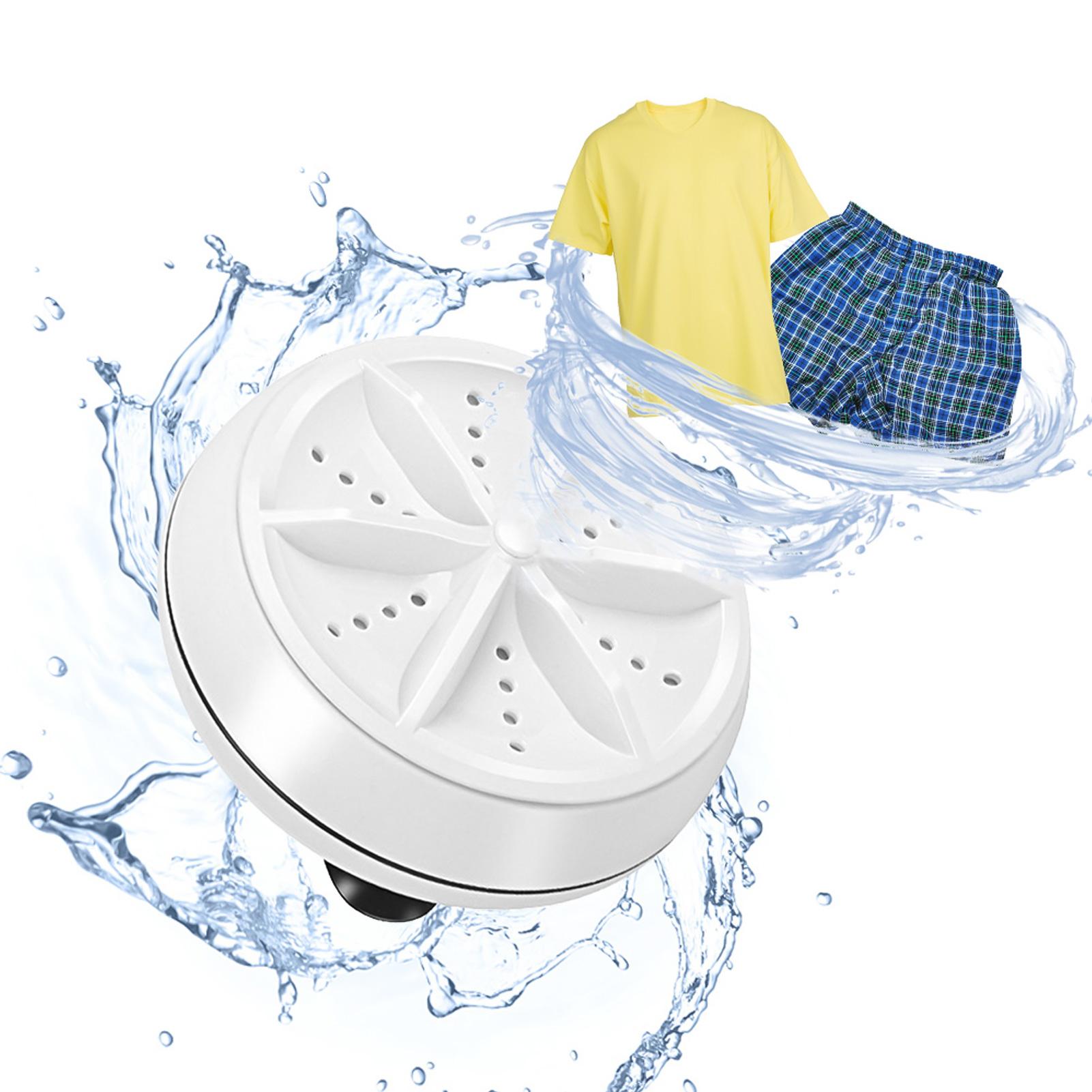 Máy giặt mini với tuabin tần số cao, sóng siêu âm và bọt khí để làm sạch luân phiên, loại bỏ bụi bẩn và làm sạch hiệu quả