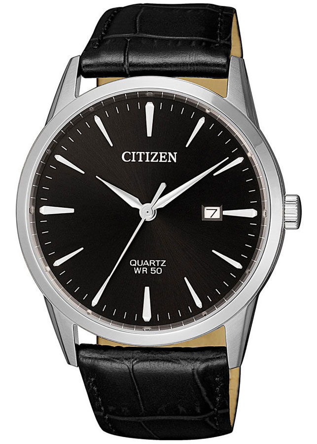 Đồng Hồ Nam Citizen Dây Da BI5000-10E - Mặt Đen