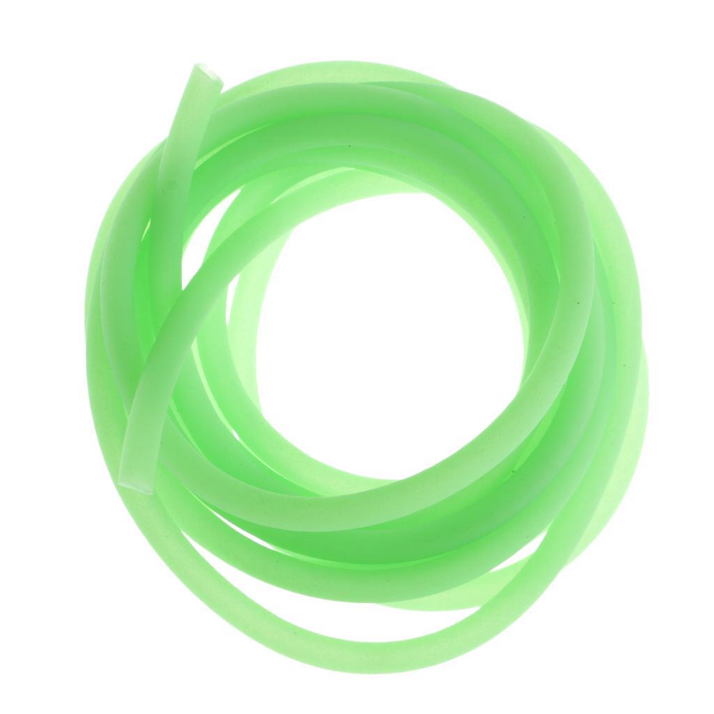 2m Silicone Luminous Carp Fishing Rig Tubes DIY Tackle Rig Sleeve A