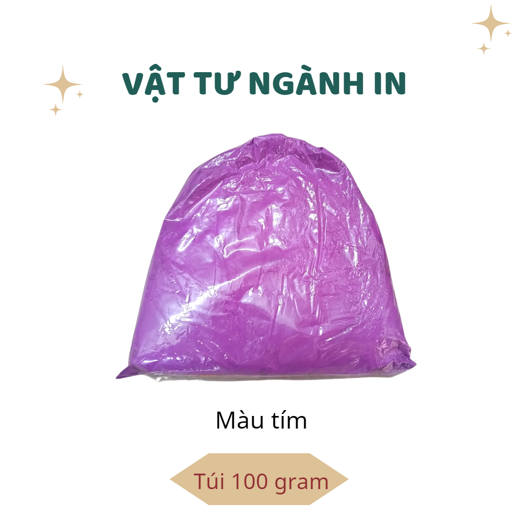 100 gram Bột màu dùng để sản xuất nhựa, pha sơn, in lụa, làm màu vẽ trang trí