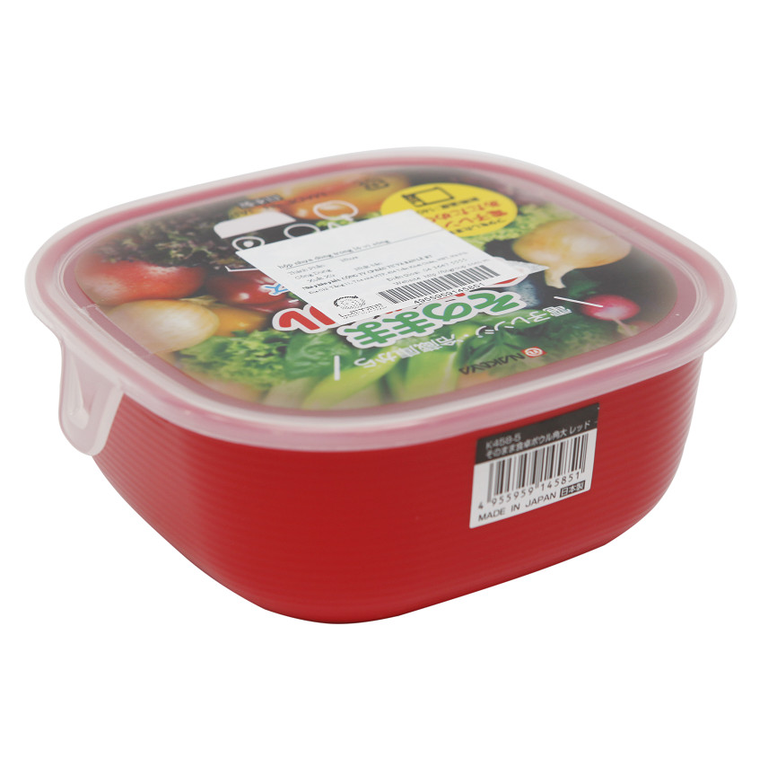 Combo 2 hộp nhựa cao cấp Nhật Bản Nakaya 860ml & 410ml chuyên dụng dùng trong lò vi sóng