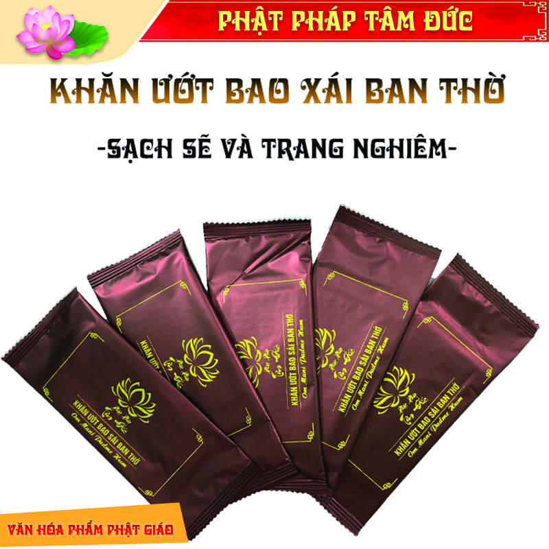 Khăn Ướt, Khăn Ướt Lau Ban Thờ Phật, Khăn Ướt Bao Xái Ban Thờ, Khăn Ướt Chất Lượng Cao An Toàn Tuyệt Đối