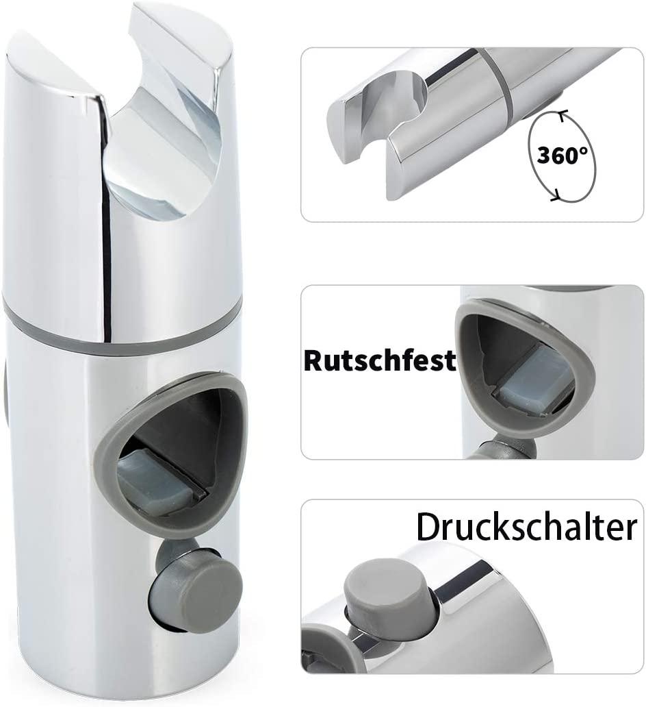 Giá đỡ đầu vòi hoa sen có thể điều chỉnh cho thanh treo tường 25 mm