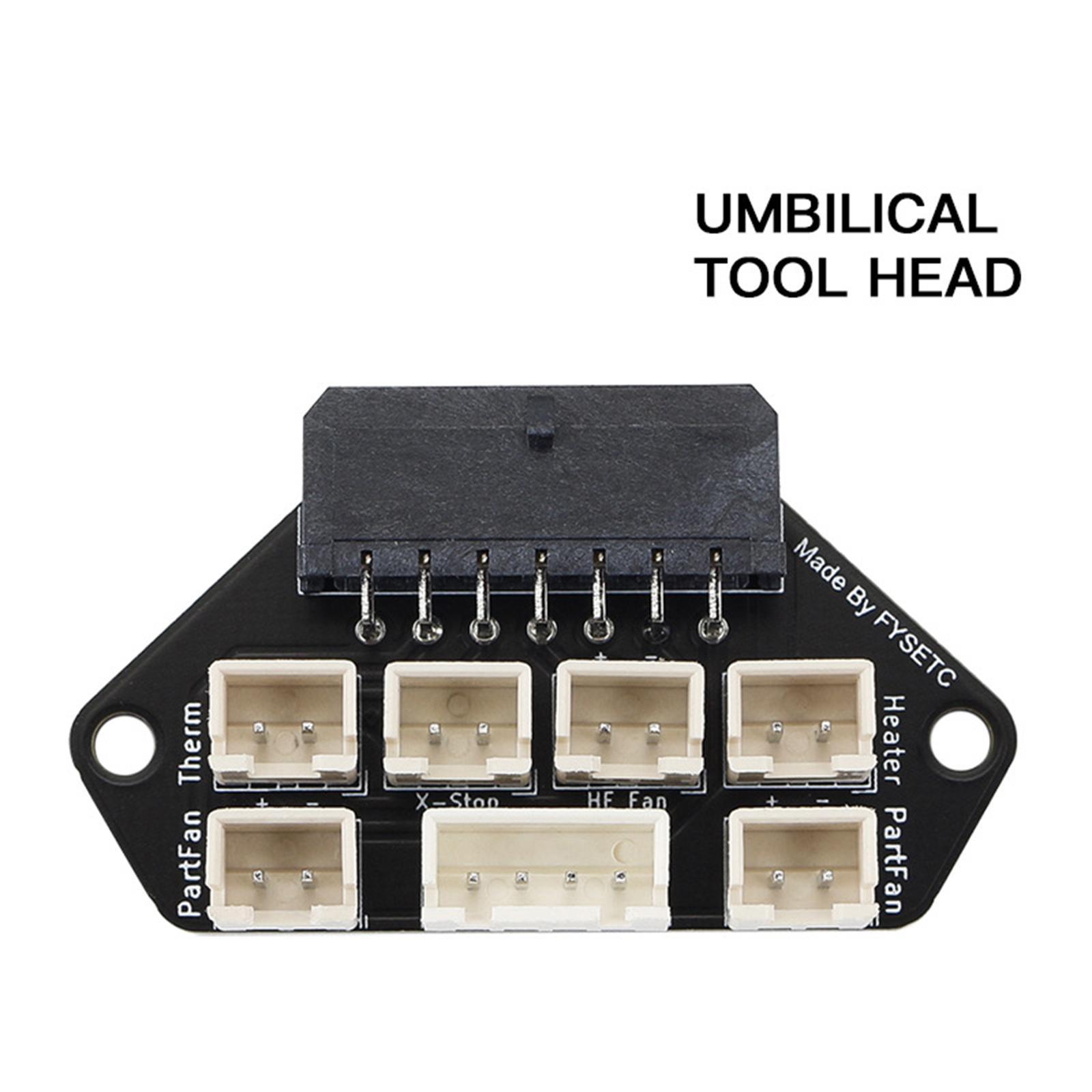 V0.1 Umbilical PCB Set 14 Pin Extruder Adapter Board Complete Tool Head Frame Board Easy Maintenance