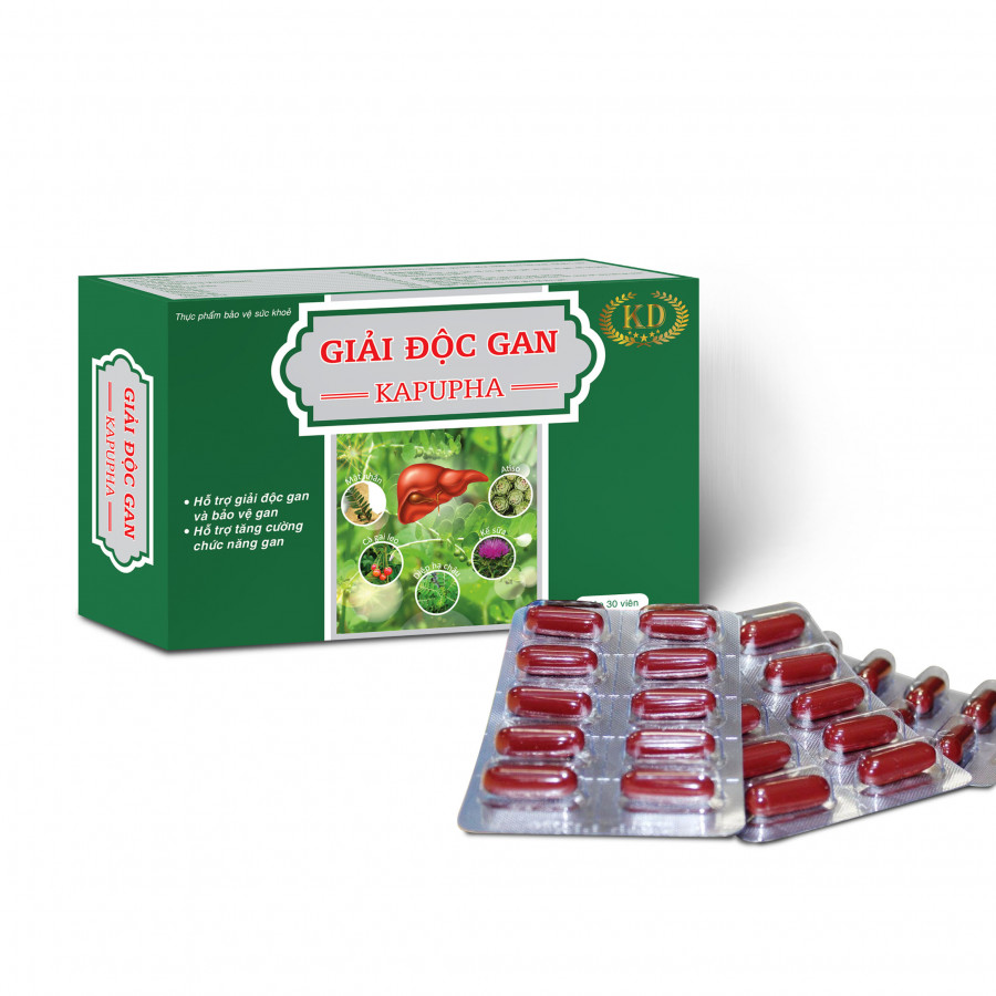 Giải độc gan KAPUPHA ( 3 vĩ x 10 viên)